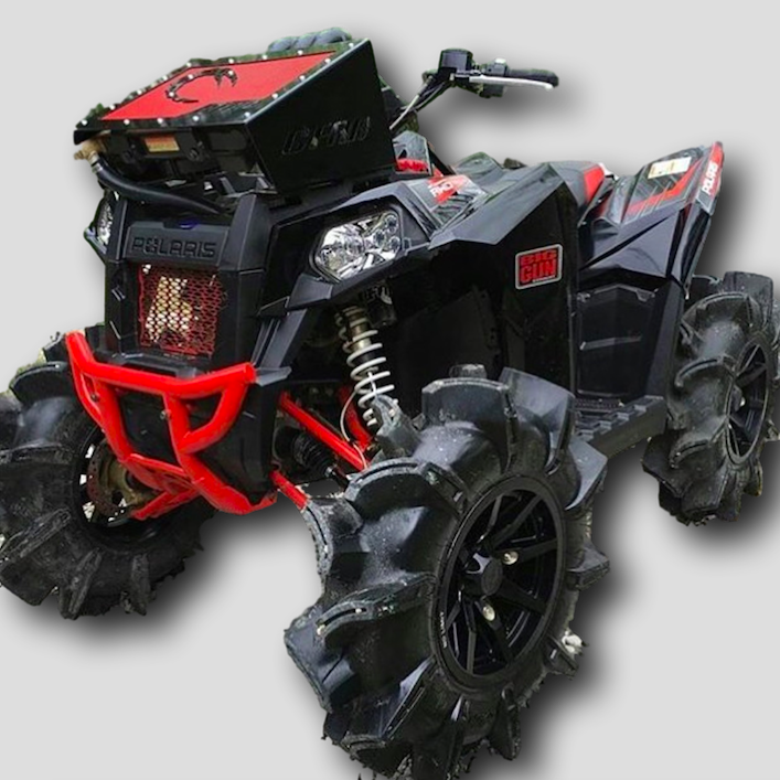 Caltric Radiator Fan For Polaris Scrambler 850 (2014-2021) - ATV Cooling Fan Motor